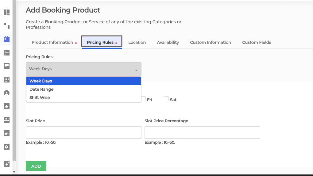 Set price Rule